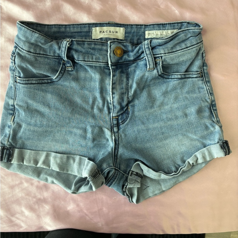 PacSun Light Blue Jean Shorts